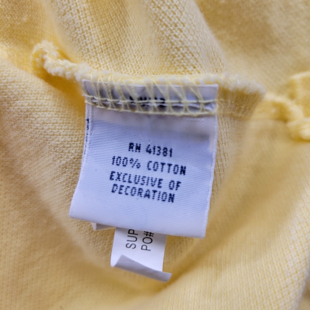 POLO Ralph Lauren yellow 100% cotton Polo shirt size XL - Picture 6 of 6